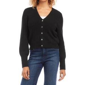 NEW KAREN KANE button up cardigan in black